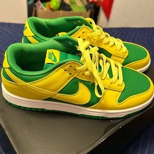 Men’s Green and Yellow Nike Dunks
